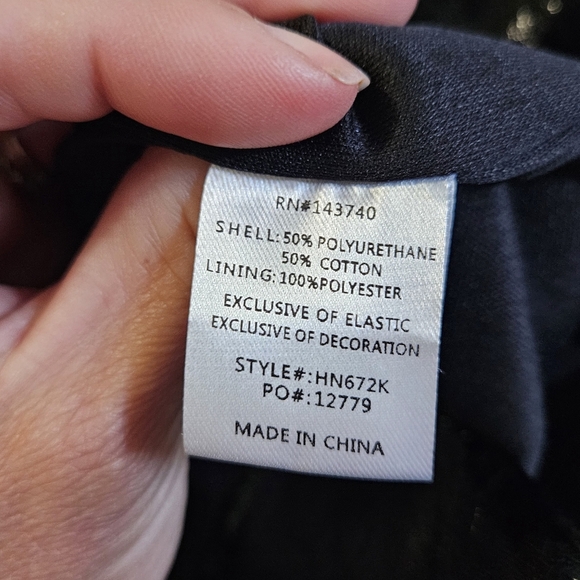 VICI × GINA Curved Mini Pleather Skirt In Black. Size XL NWT - Picture 4 of 11